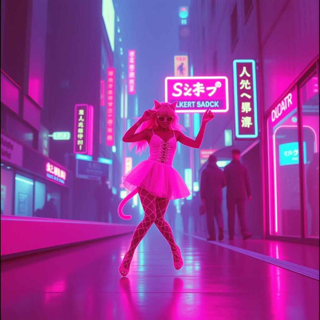 When the Catgirl goes Nyan artwork