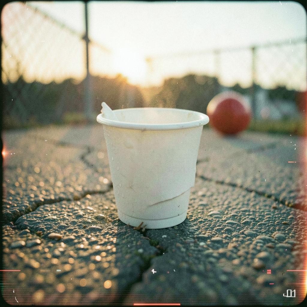 Paper Cup Sunrise artwork