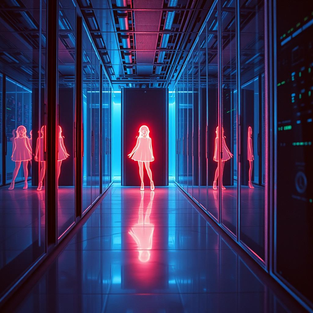 Ghost in the Cache (Lattice Girl) artwork