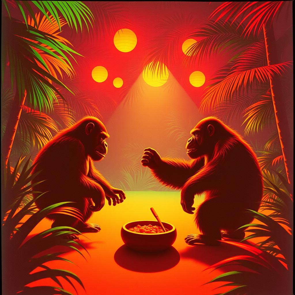 Gorilla dance artwork