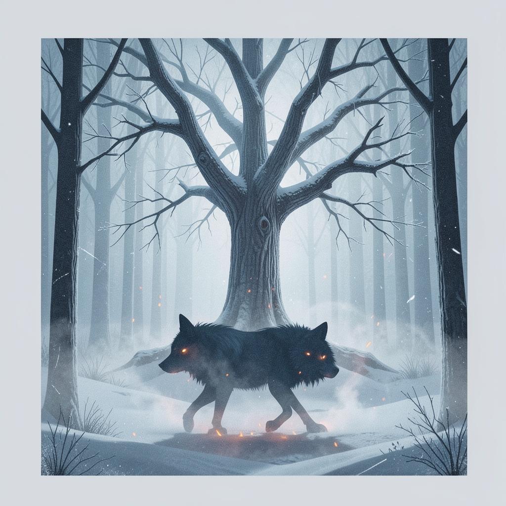 𝖍𝖆𝖑𝖑𝖉ó𝖗’𝖘 𝖇𝖔𝖓𝖊𝖘 • The Wolf Who Waits artwork