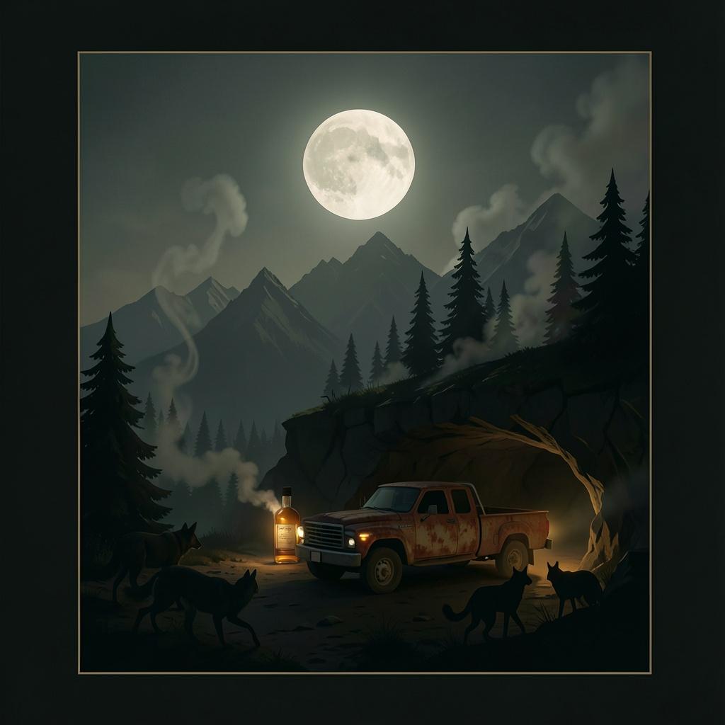 Tennessee Black Whiskey artwork