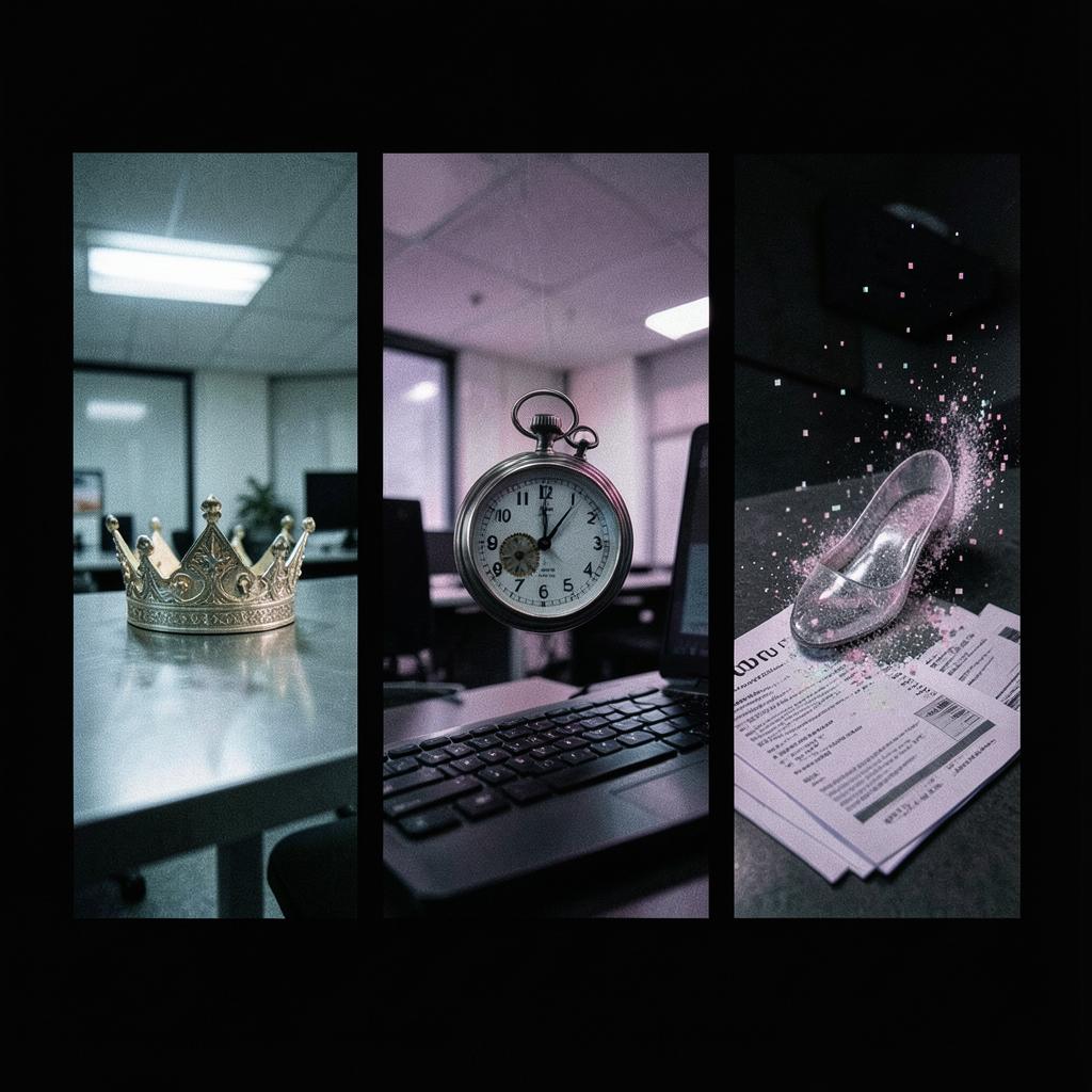 Cinderella Clocks In artwork