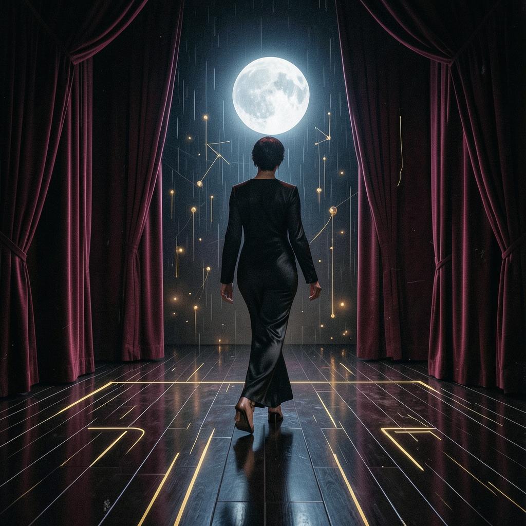 검은 비단 발걸음_1 artwork