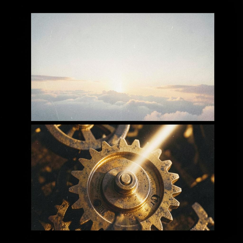 Golden Pixel Dawn artwork