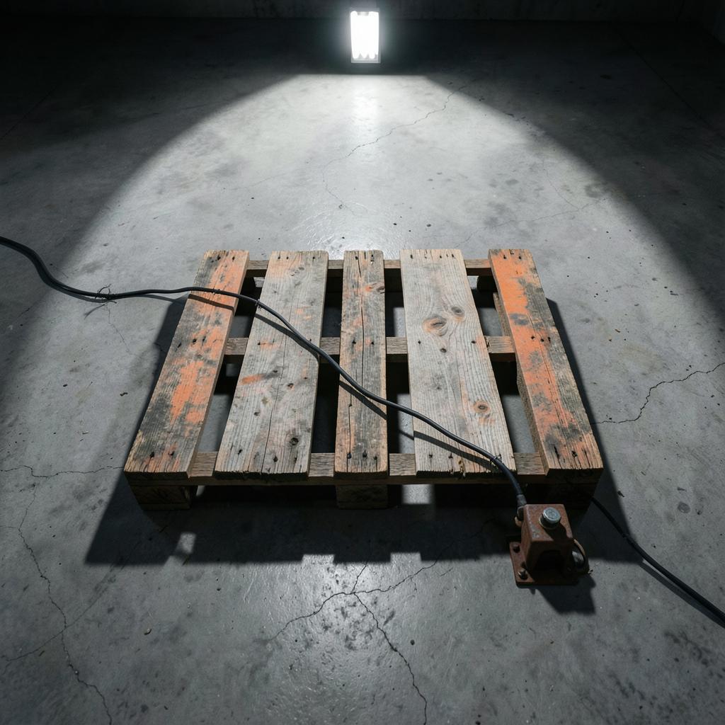 Warehouse Feedback — The Pallet That Stayed Behind artwork
