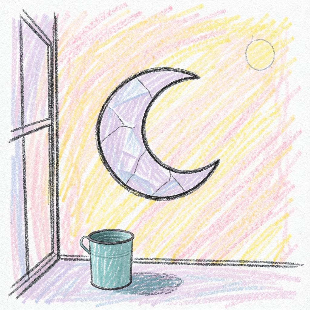 Paper Moon dreaming artwork