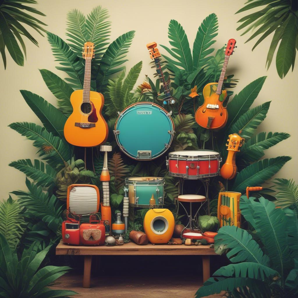 Tamburine instrument5 artwork