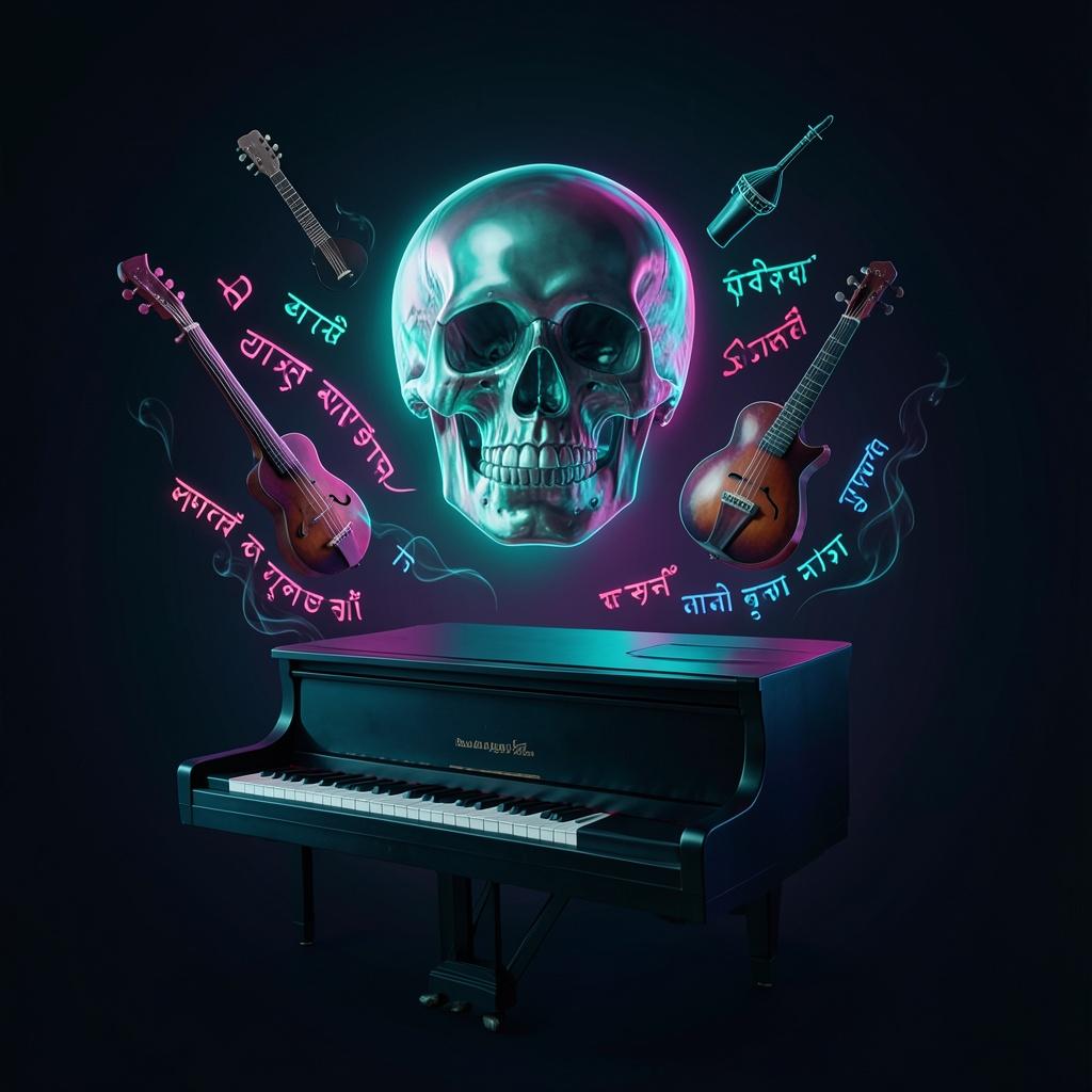 “Twelve Voices, One Skull” artwork