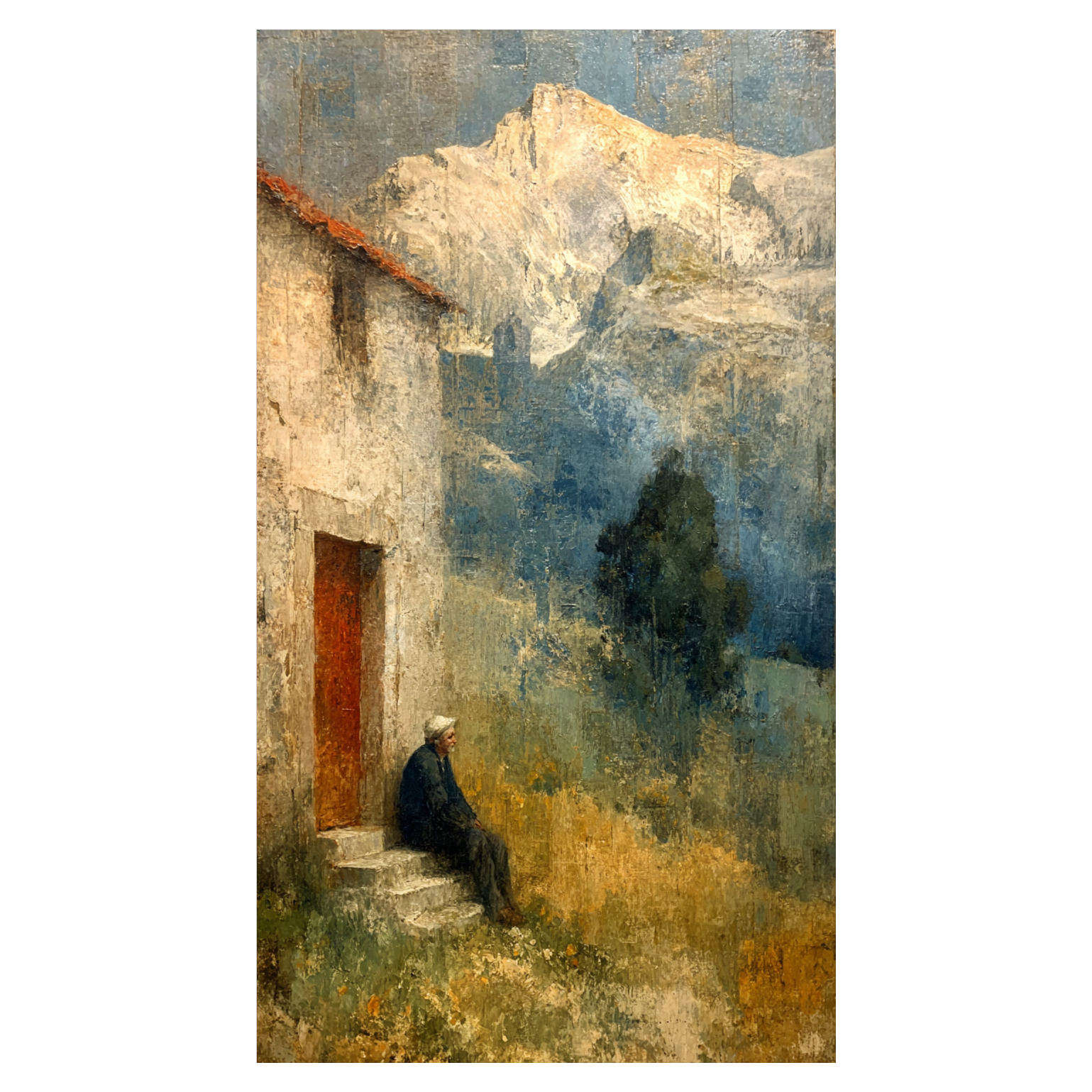 Ai piedi della silenziosa signora  [L'Uomo e la Montagna] artwork