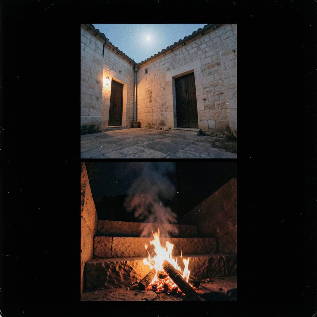 05 - FIRE IN THE COURTYARD (B) artwork