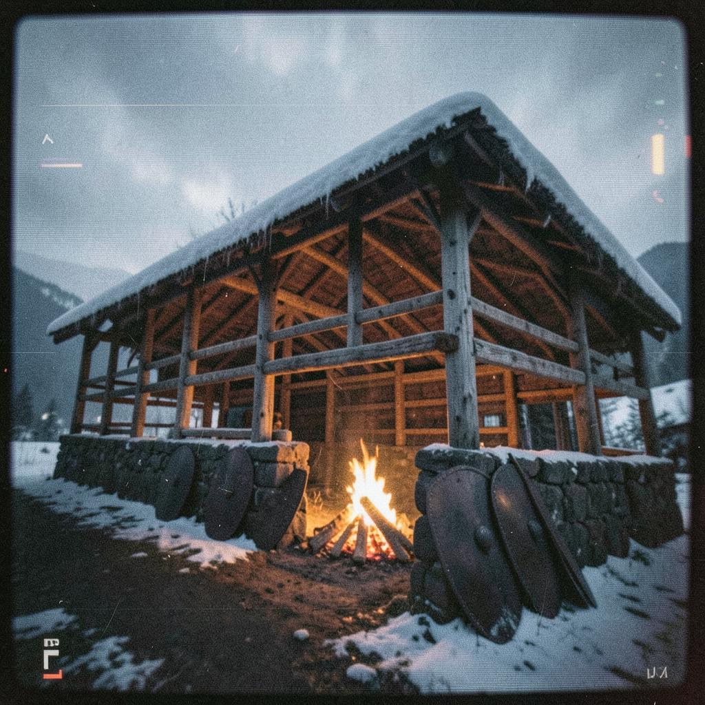 When the Longhouse Stands — Ember of Midgard — Nordic Folk Rock artwork