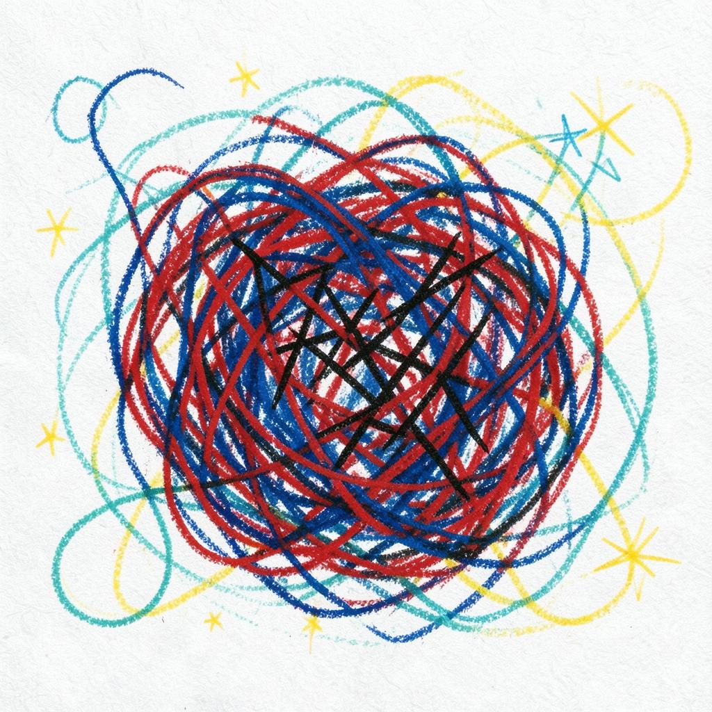 Entangled artwork