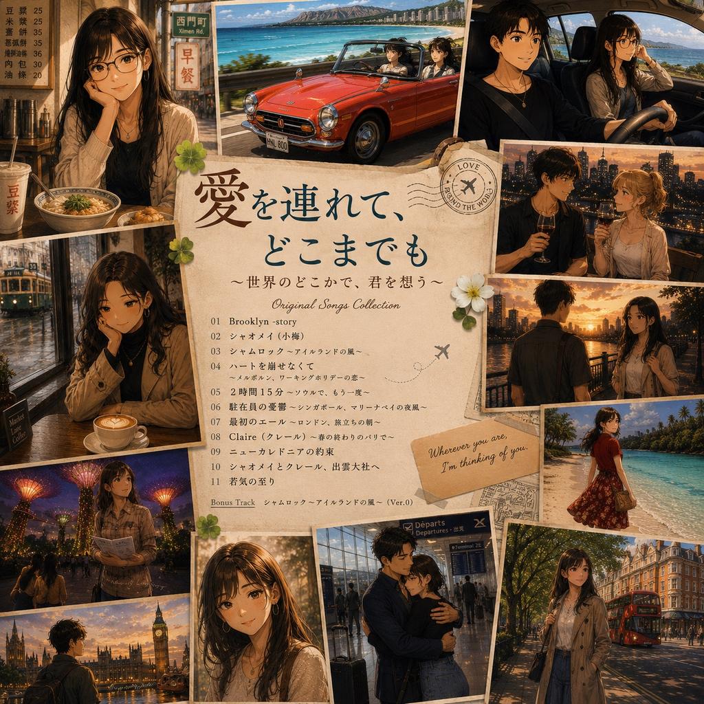 4thアルバム「愛を連れて、どこまでも 〜世界のどこかで、君を想う〜」