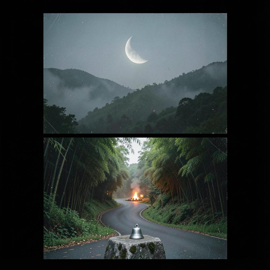 Moonfall at the River Bend