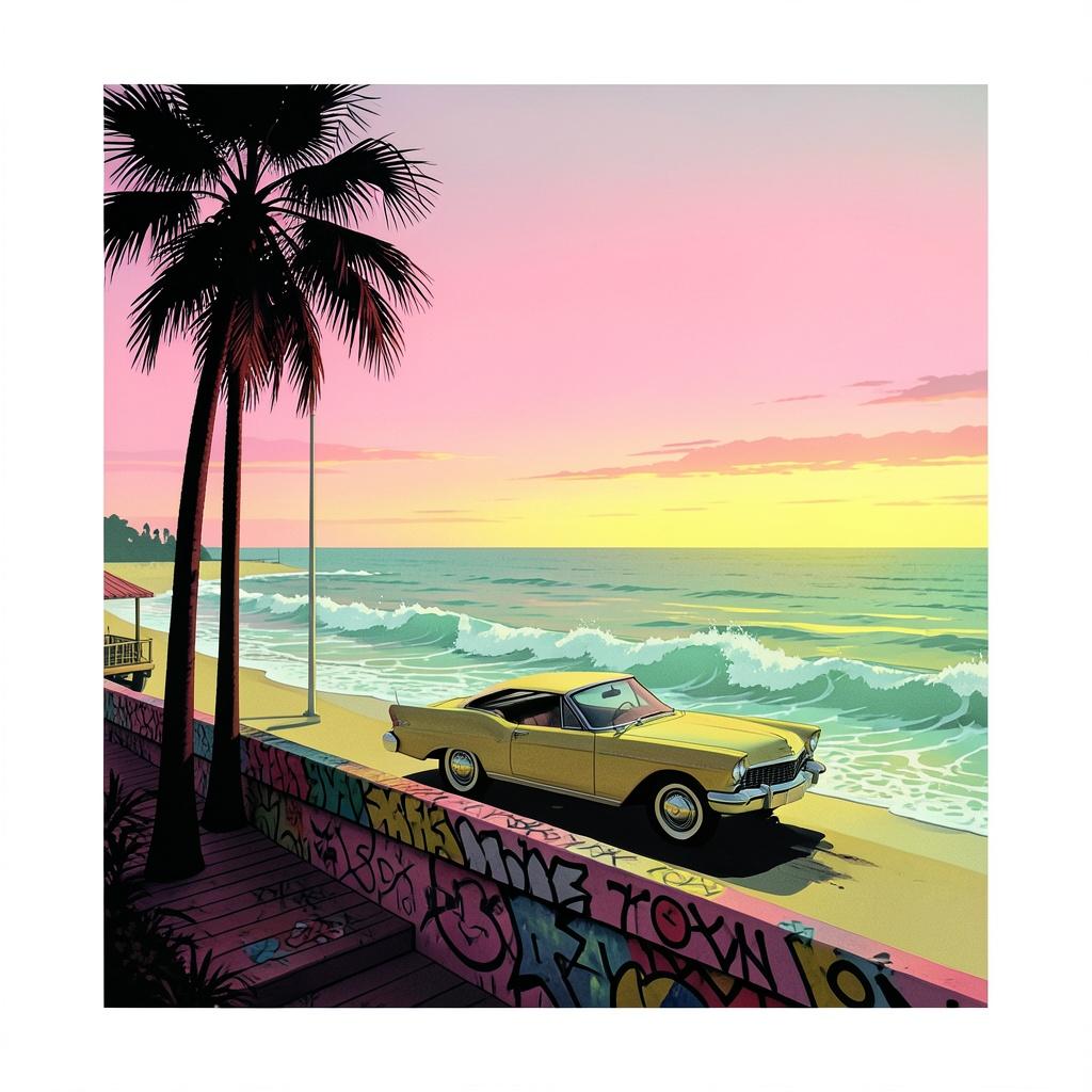 Southern California Beach Life artwork