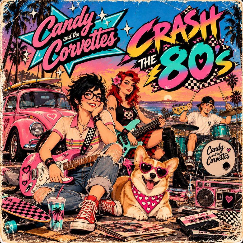 Candy and the Corvettes Crash the 80's