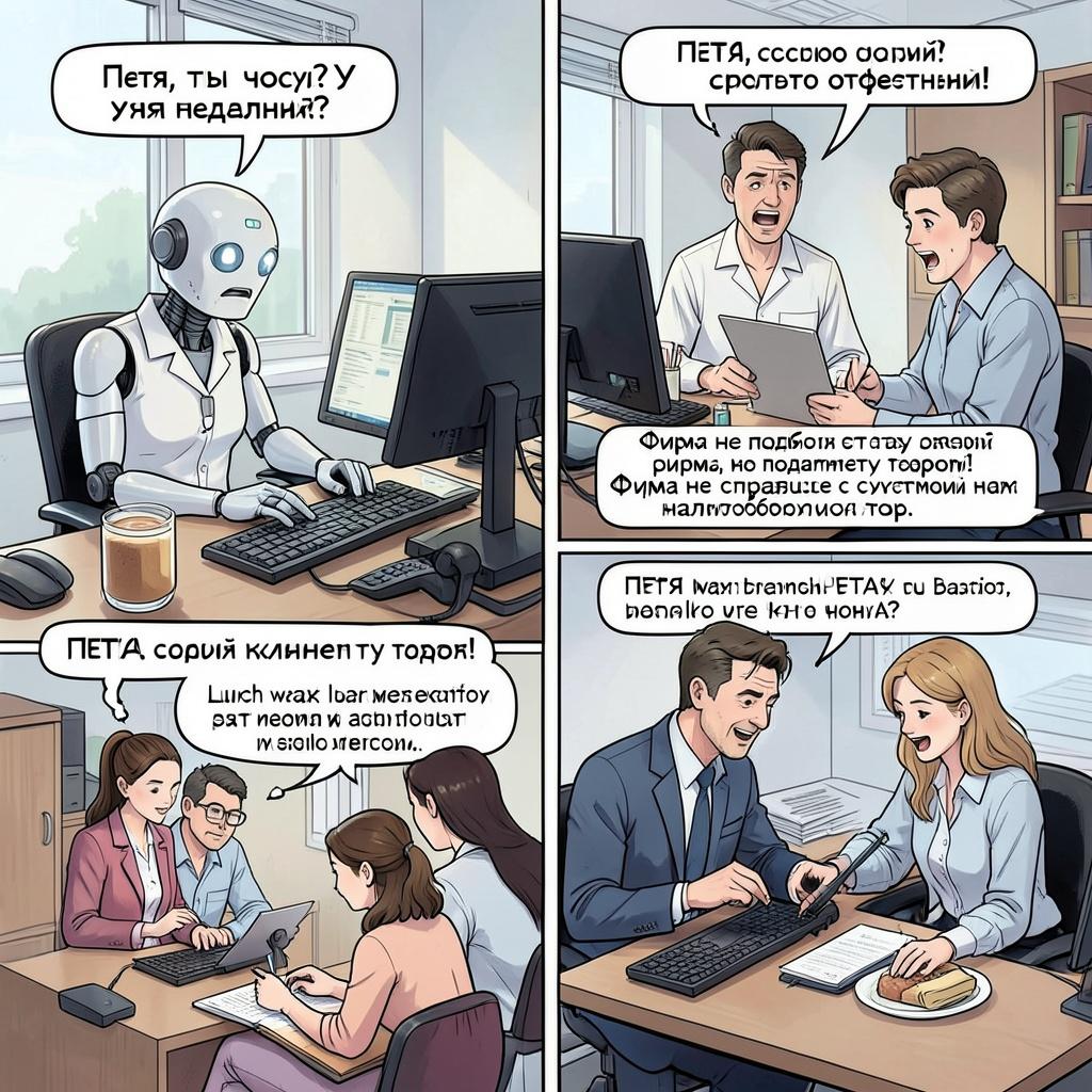 «ПЕТЯ 2.0 — честный робот». Петя, ты чего? © 2026 v.3.1 artwork