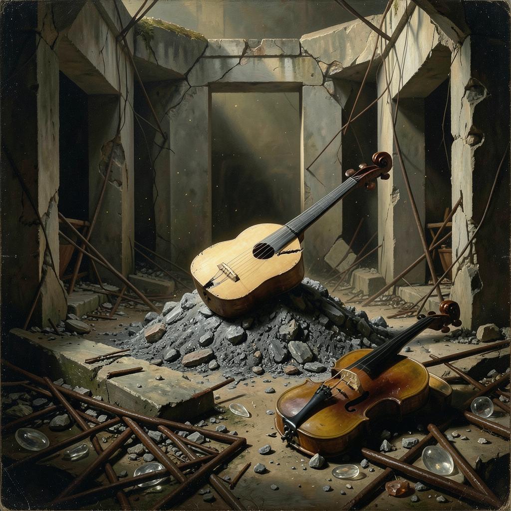 🇮🇱🇵🇸  "DUST & TEARS — NO ONE WINS HERE" artwork