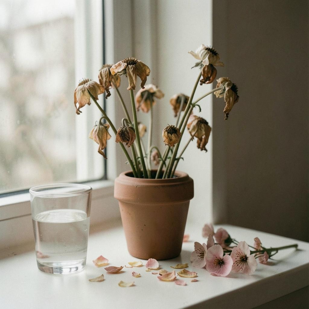 Albert Axelrod about cut flowers artwork