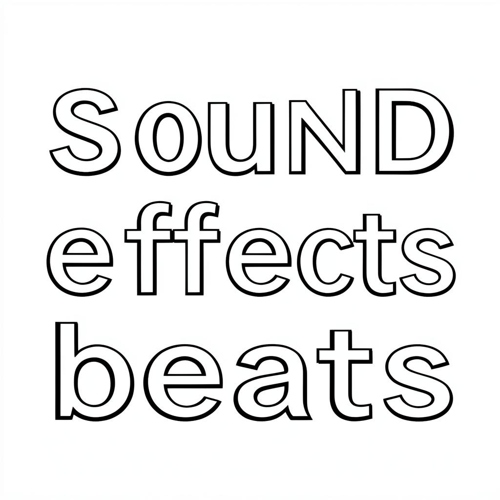 Sound effects beats chillhop. artwork