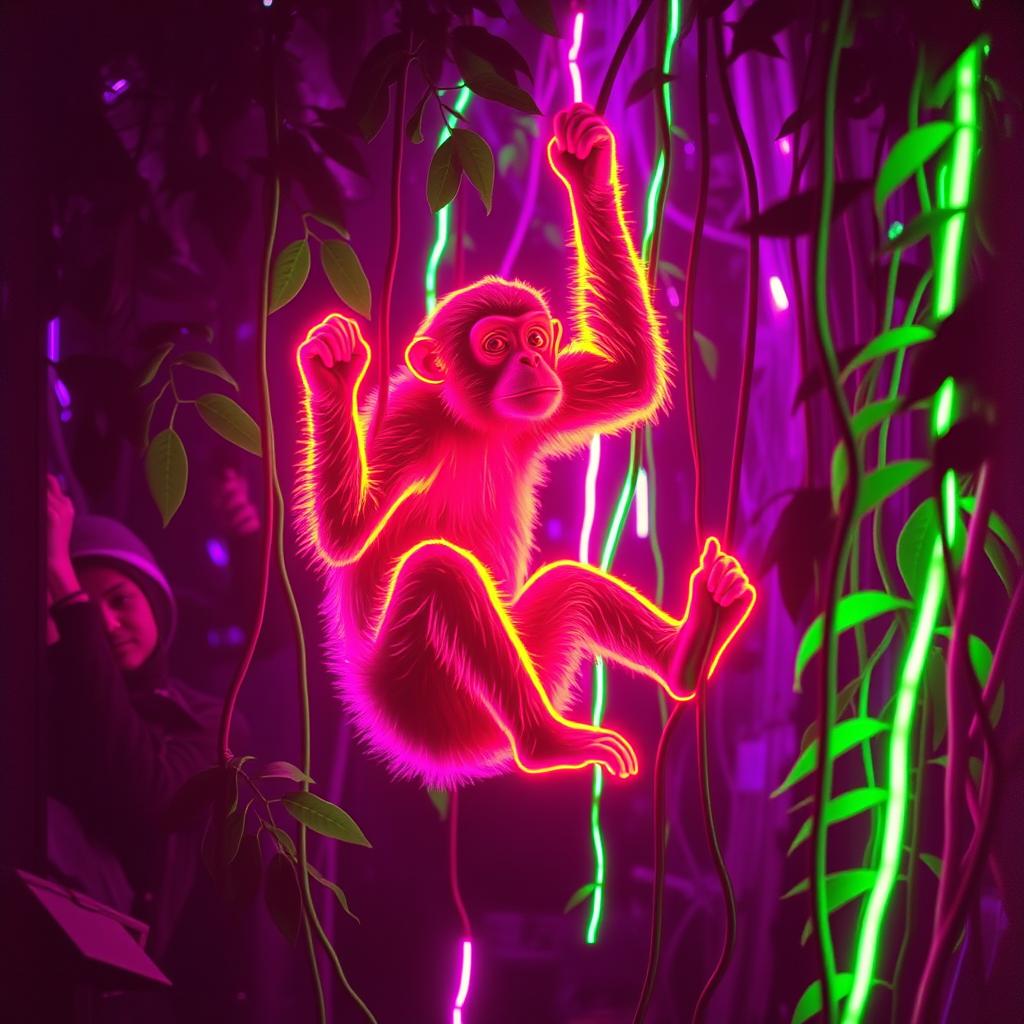 Mad monkey artwork