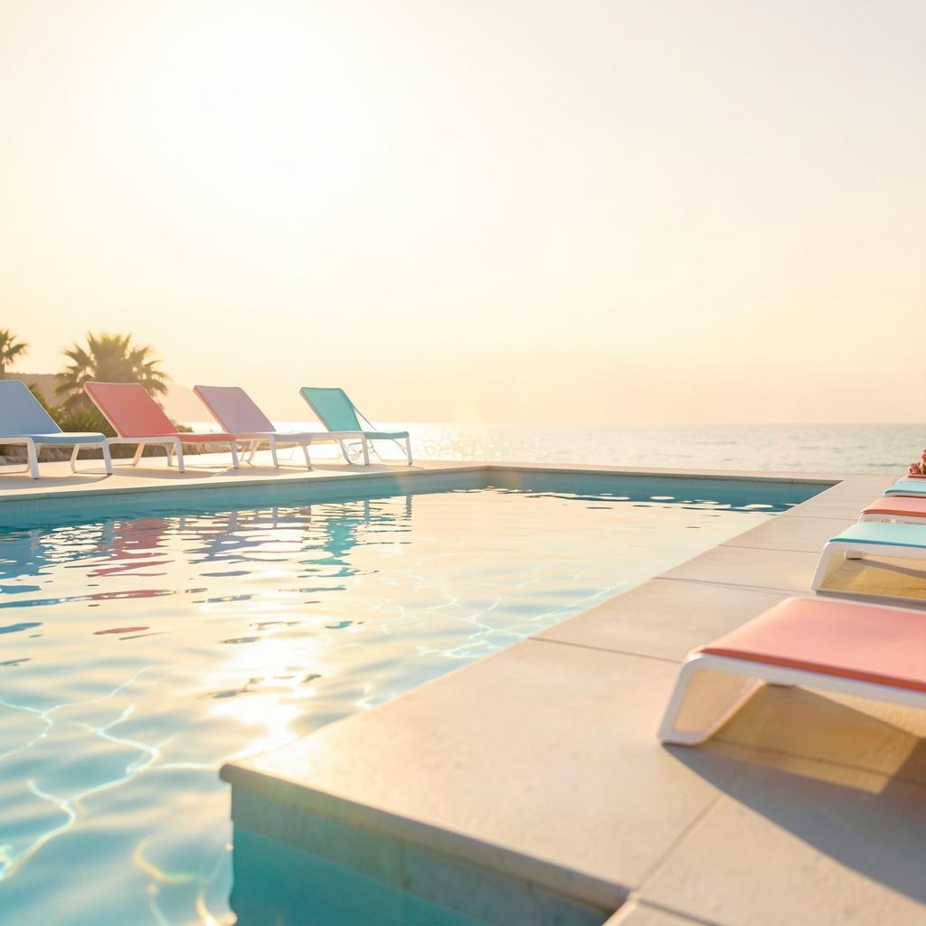 Sunglasses by the Pool artwork