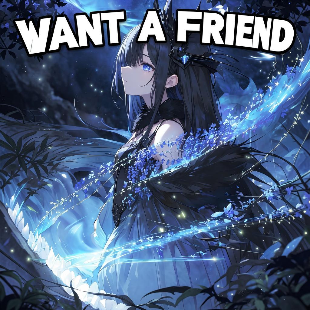 WANT A FRIEND artwork