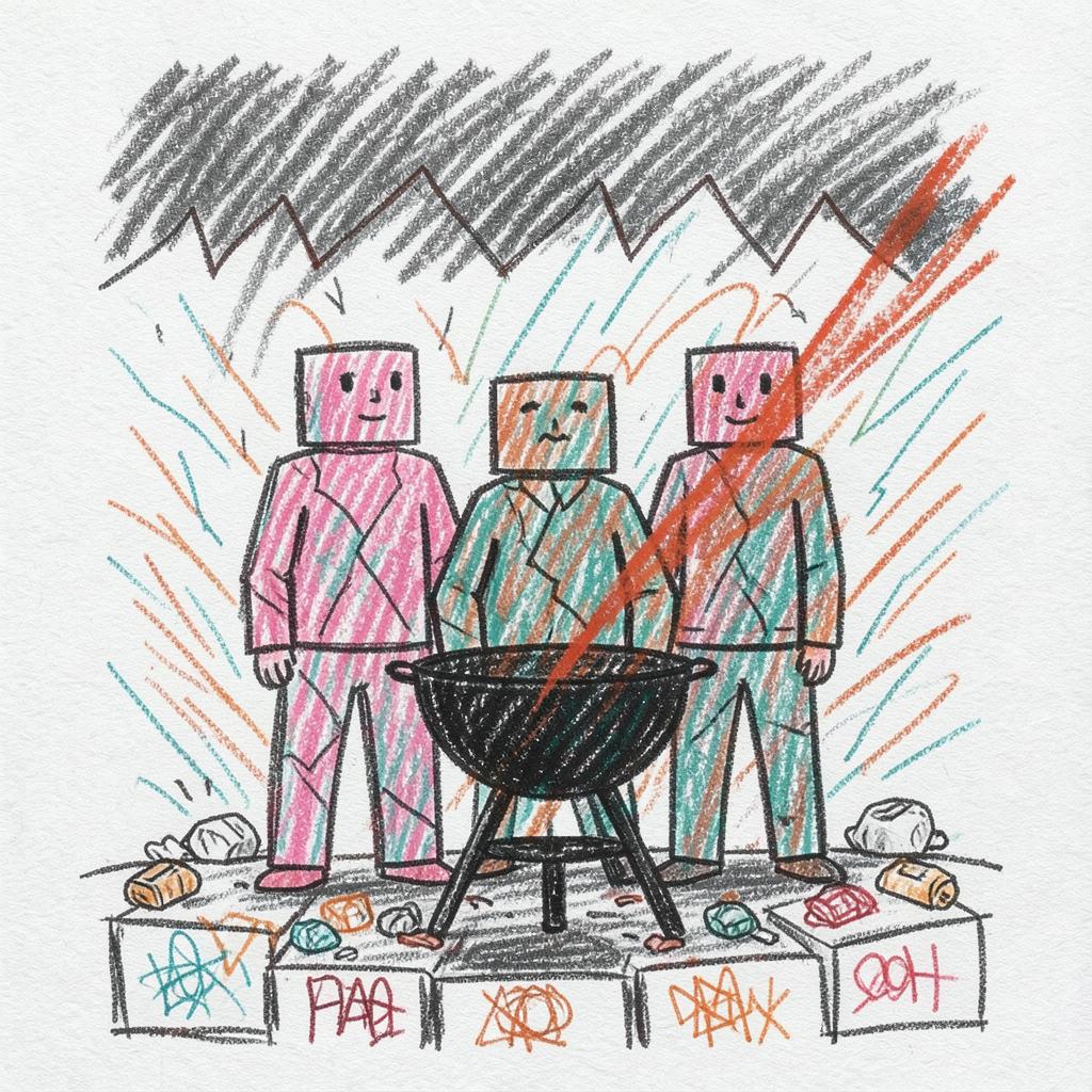 Statues in the Wind Blows Smoke Today (tattboy's Brooding Wind MashUp) artwork