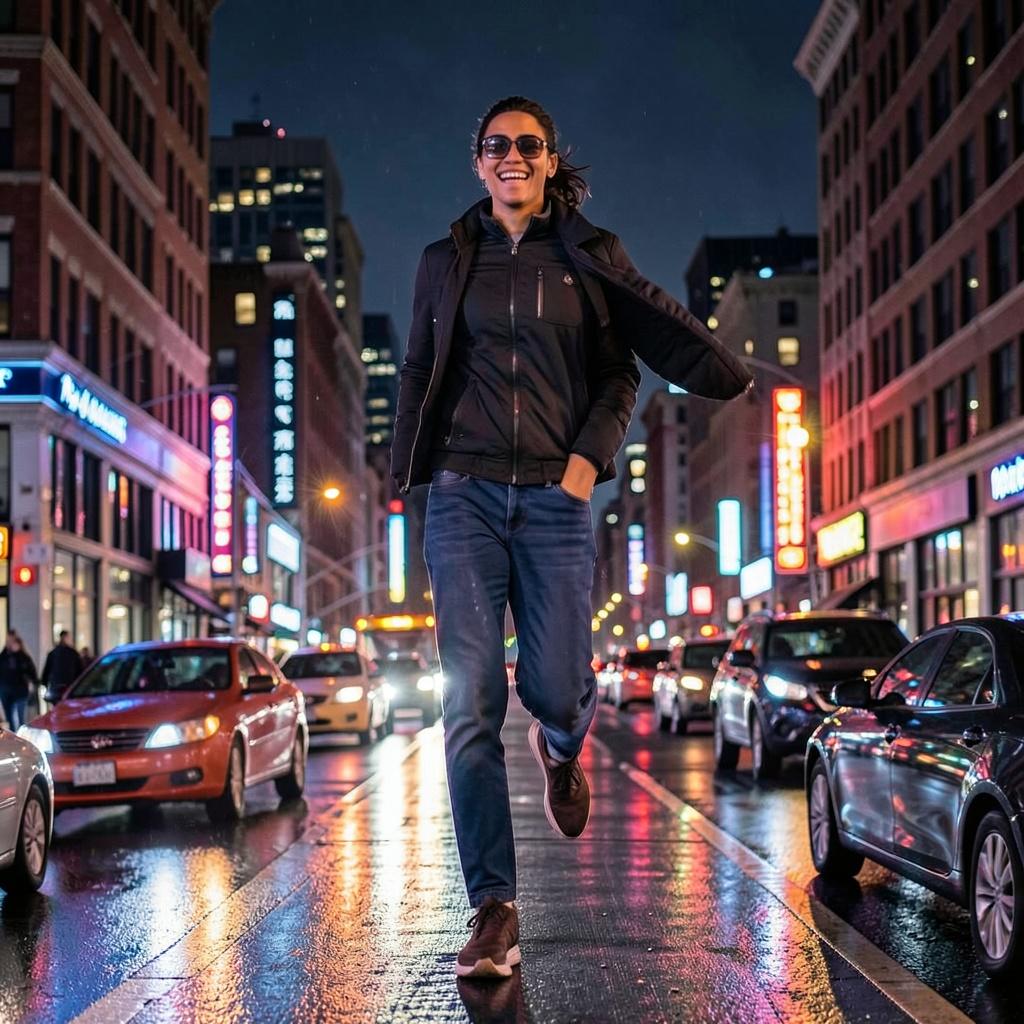 City Lights Run artwork