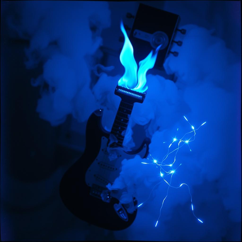 Chemical reaction artwork