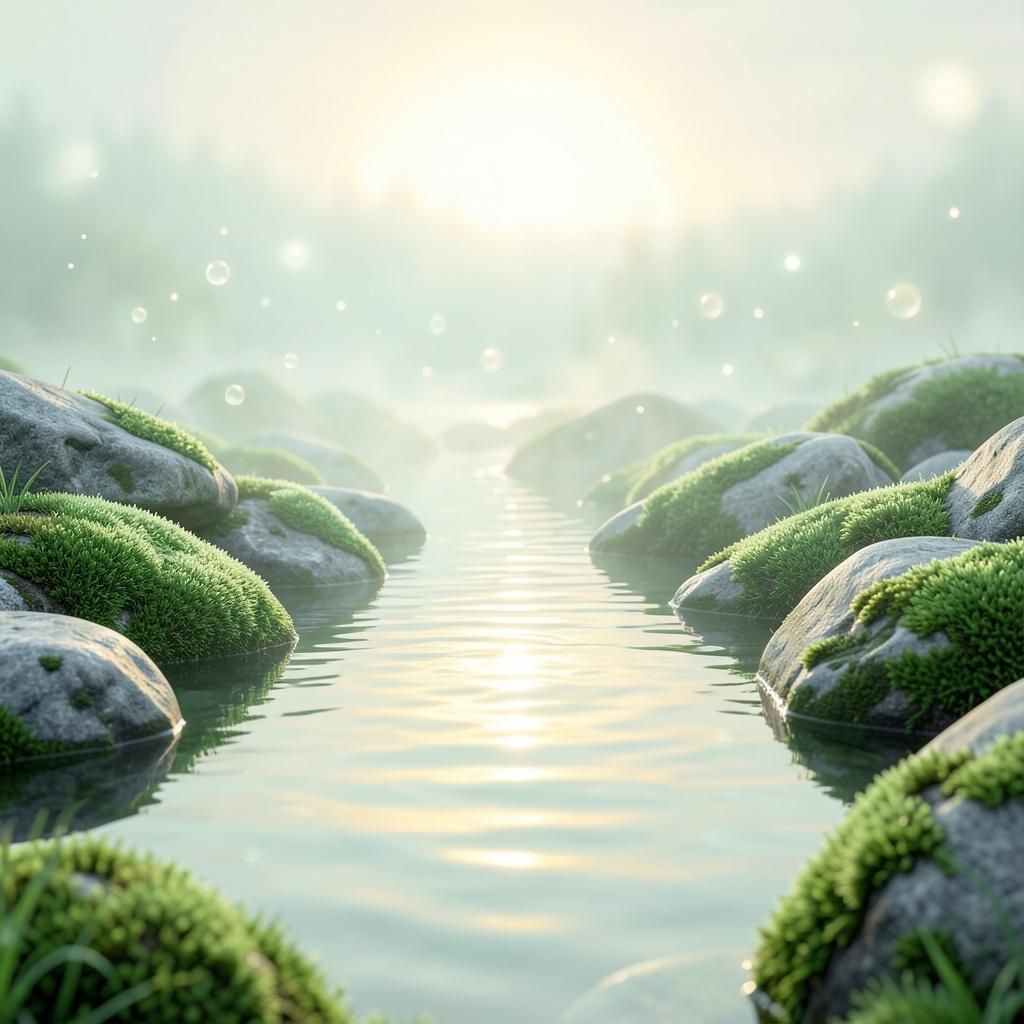 528Hz Rest by the stream -04g artwork