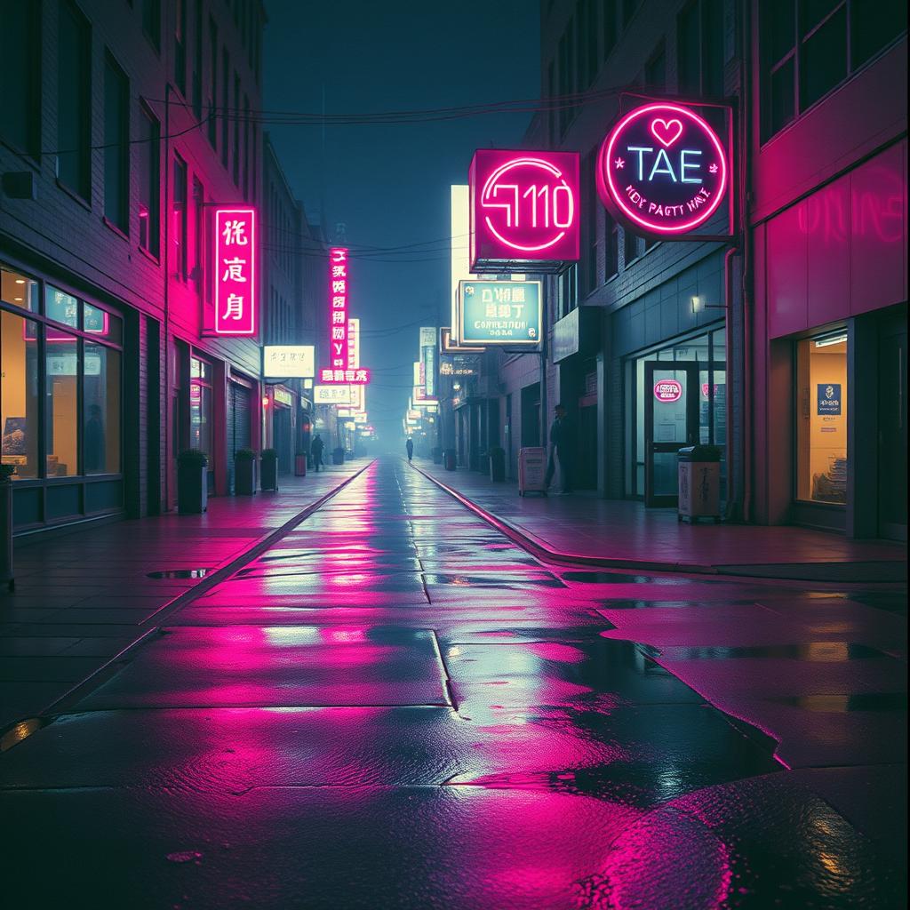 Neon Fractured District - Fractured Light artwork