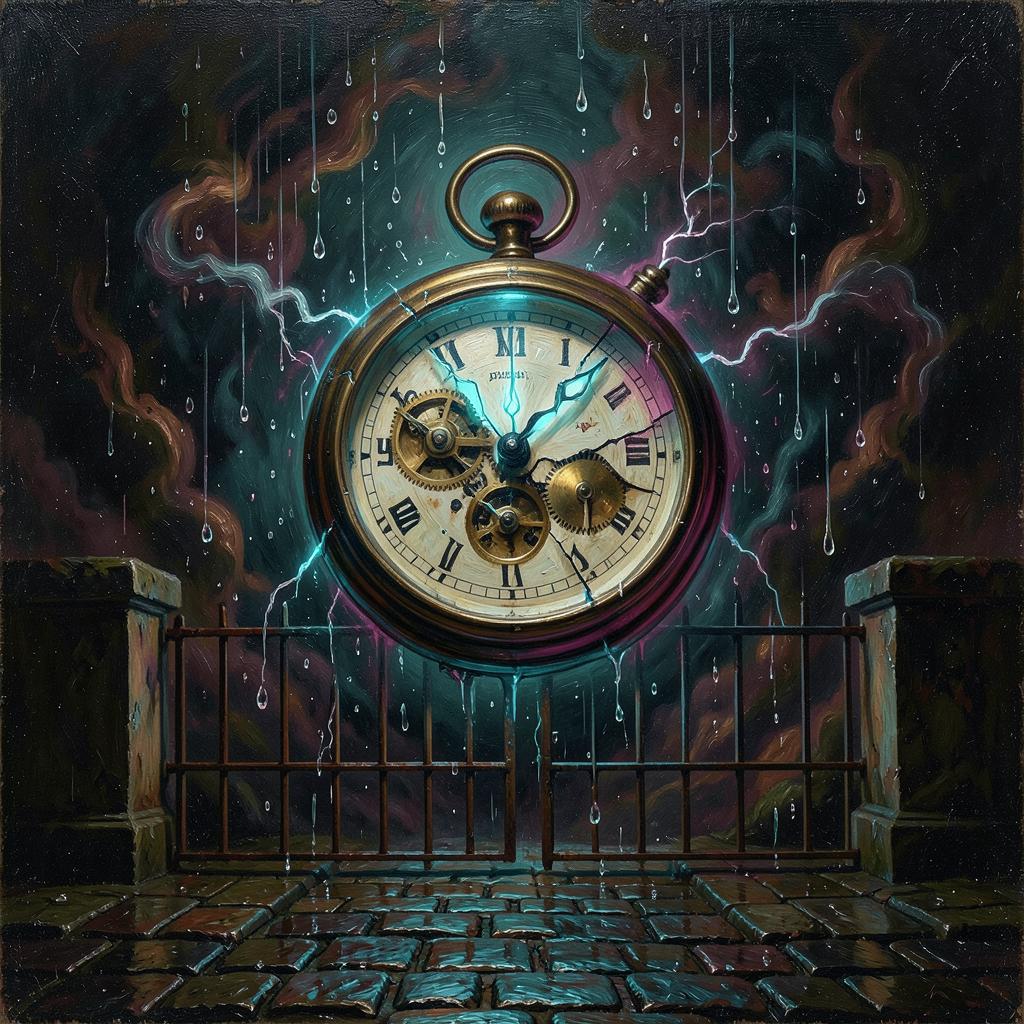 Neon Pocket Watch artwork