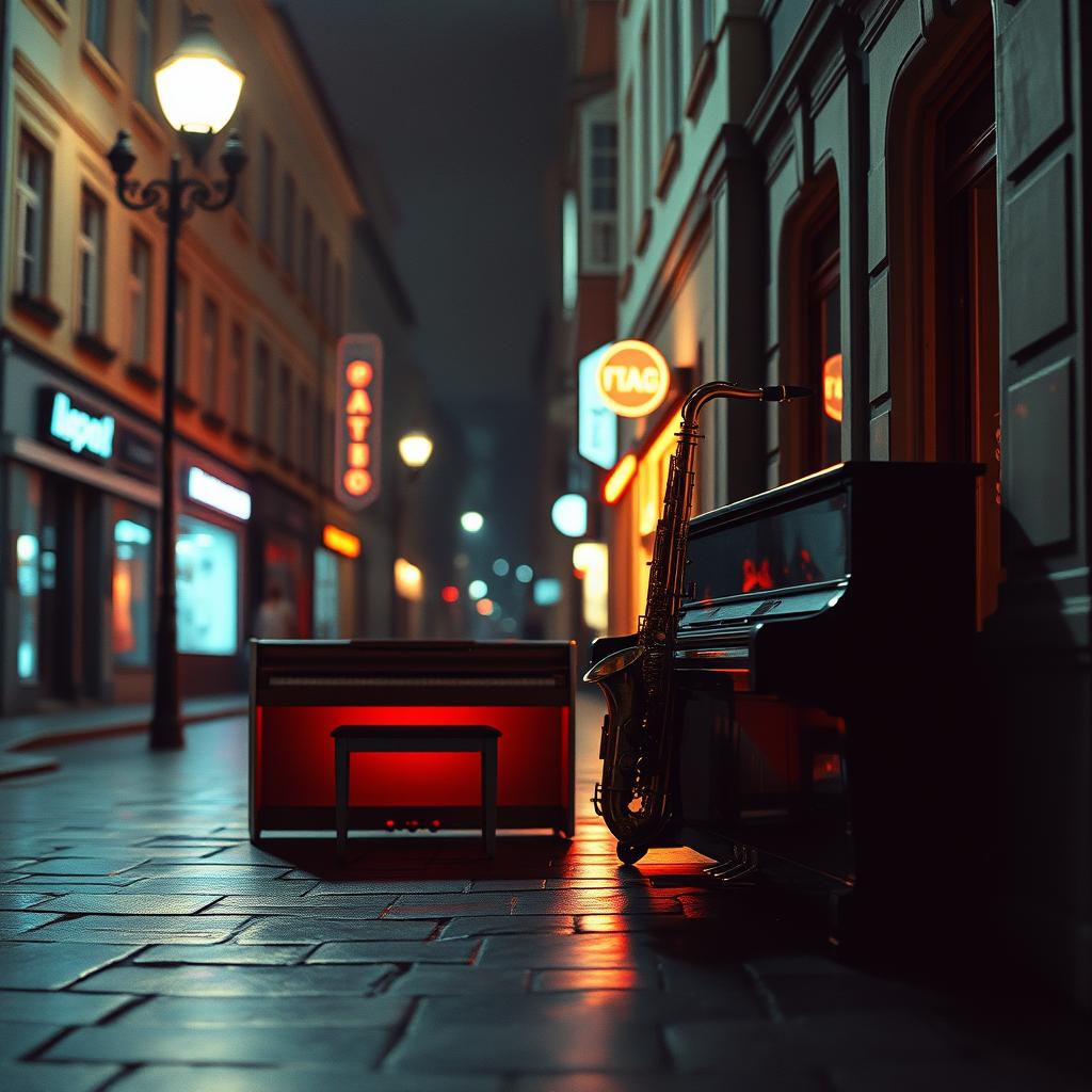 piano sax artwork