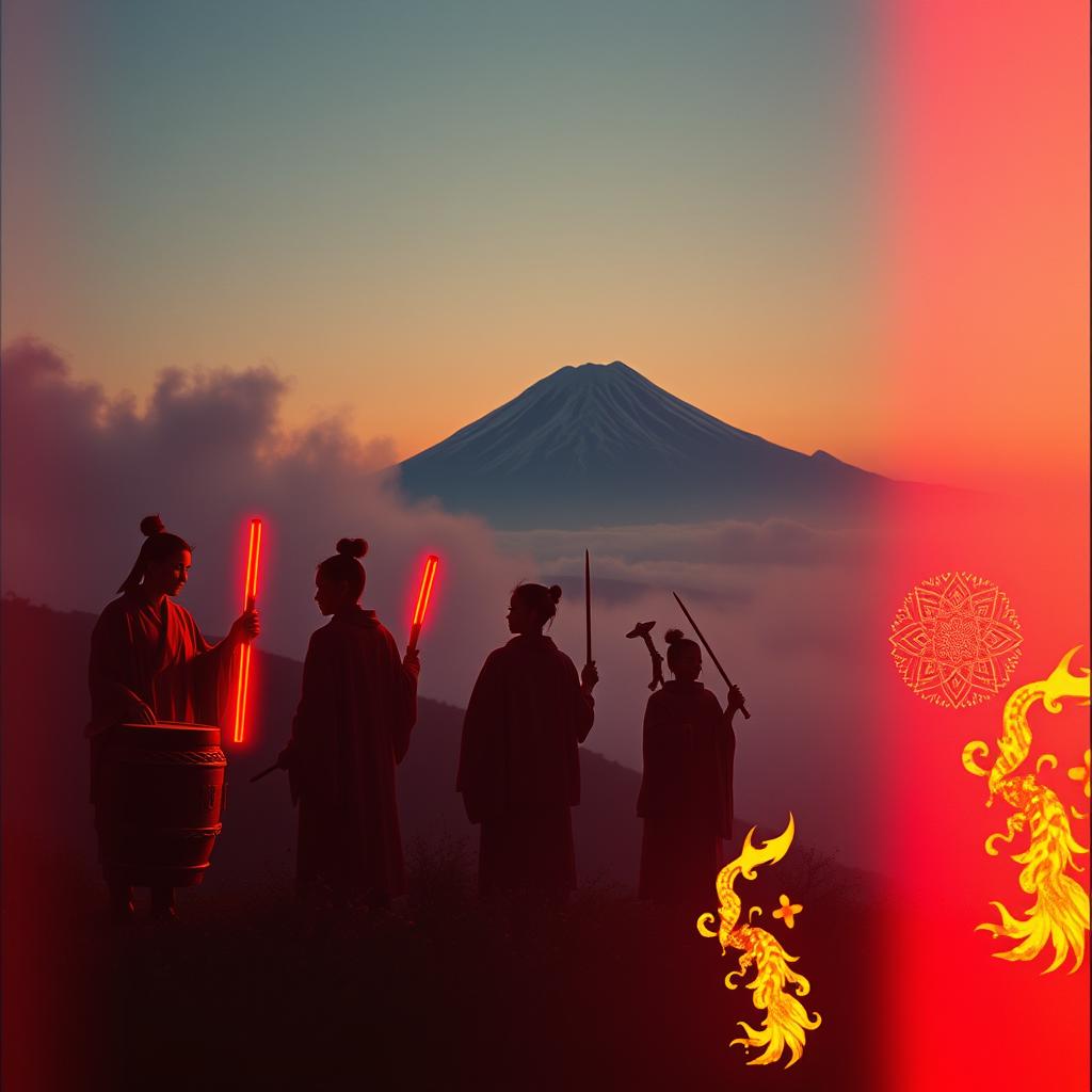 🔥🗾 忍・空行母・戦隊 — 炎舞之歌 🗾🔥 artwork