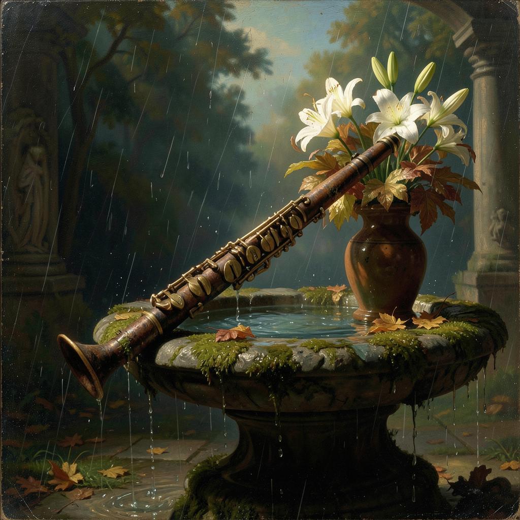 Вечерний кларнет (Кларнет и дождь). +1 artwork