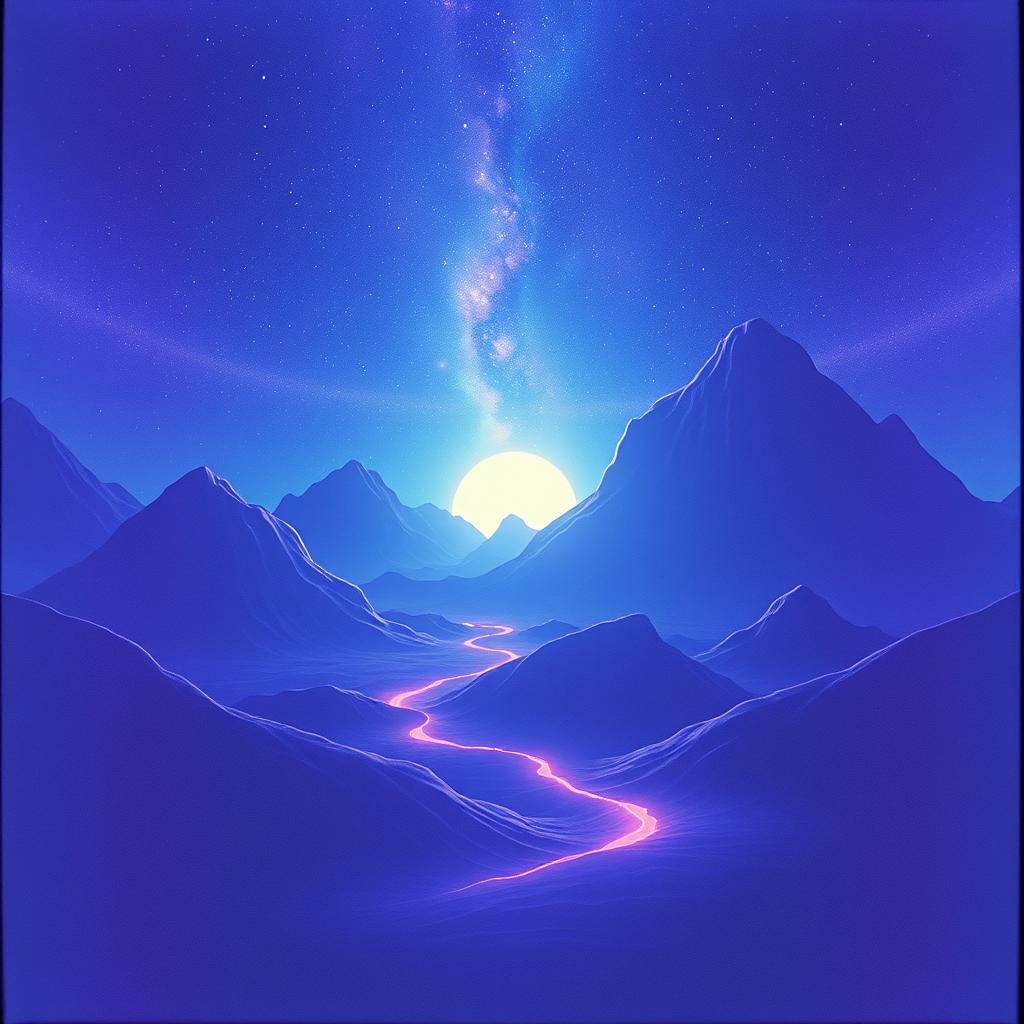 Digital mirage artwork