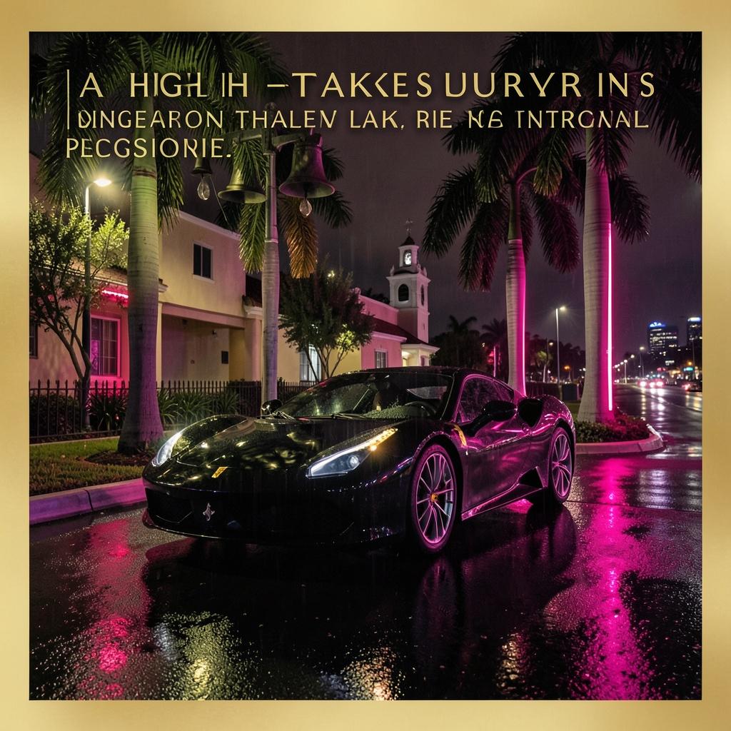 Black Ferrari 21…21… artwork
