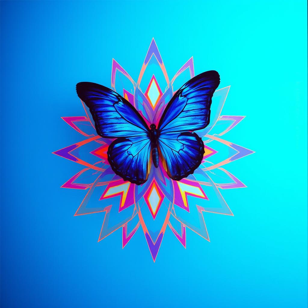 Everything goes with blue artwork
