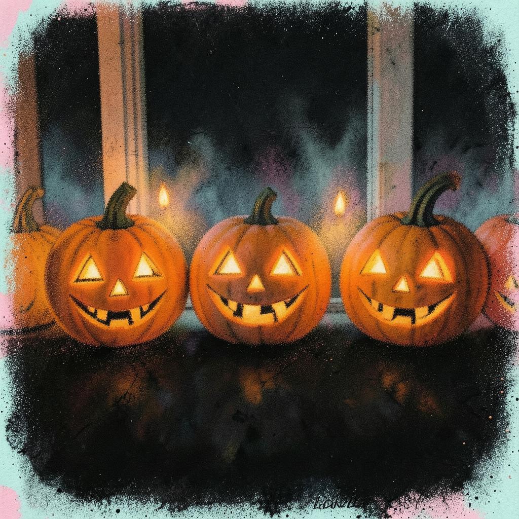 🎃 JACK-O-LANTERNS 🕯️ artwork