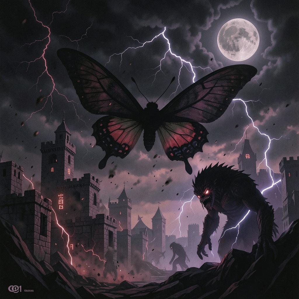 Mothra Asche artwork