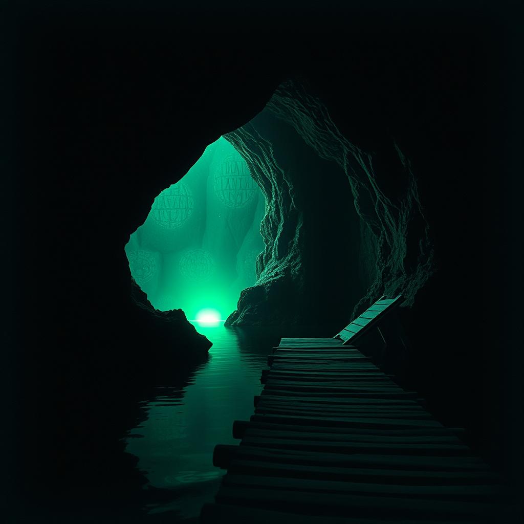 The Mouth in the Black Cliff artwork
