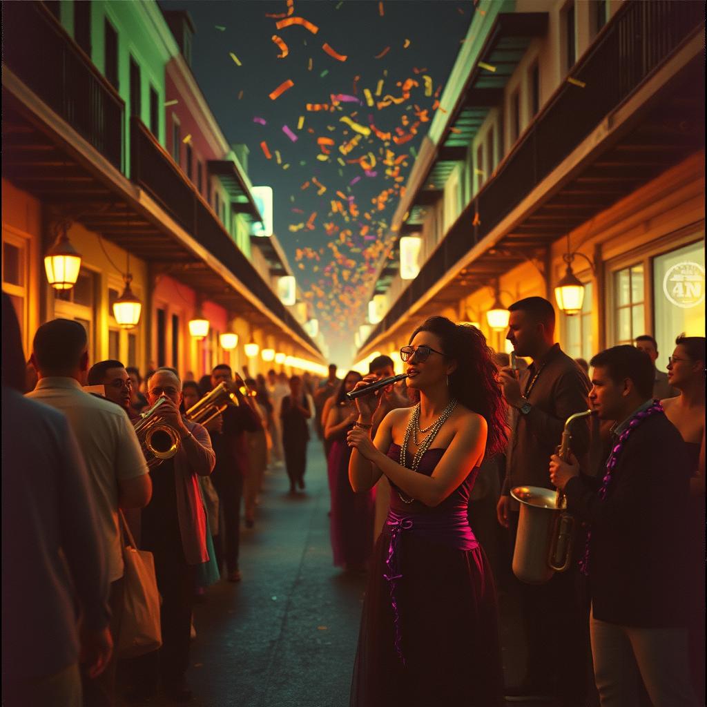 MARDI GRAS AT MIDNIGHT