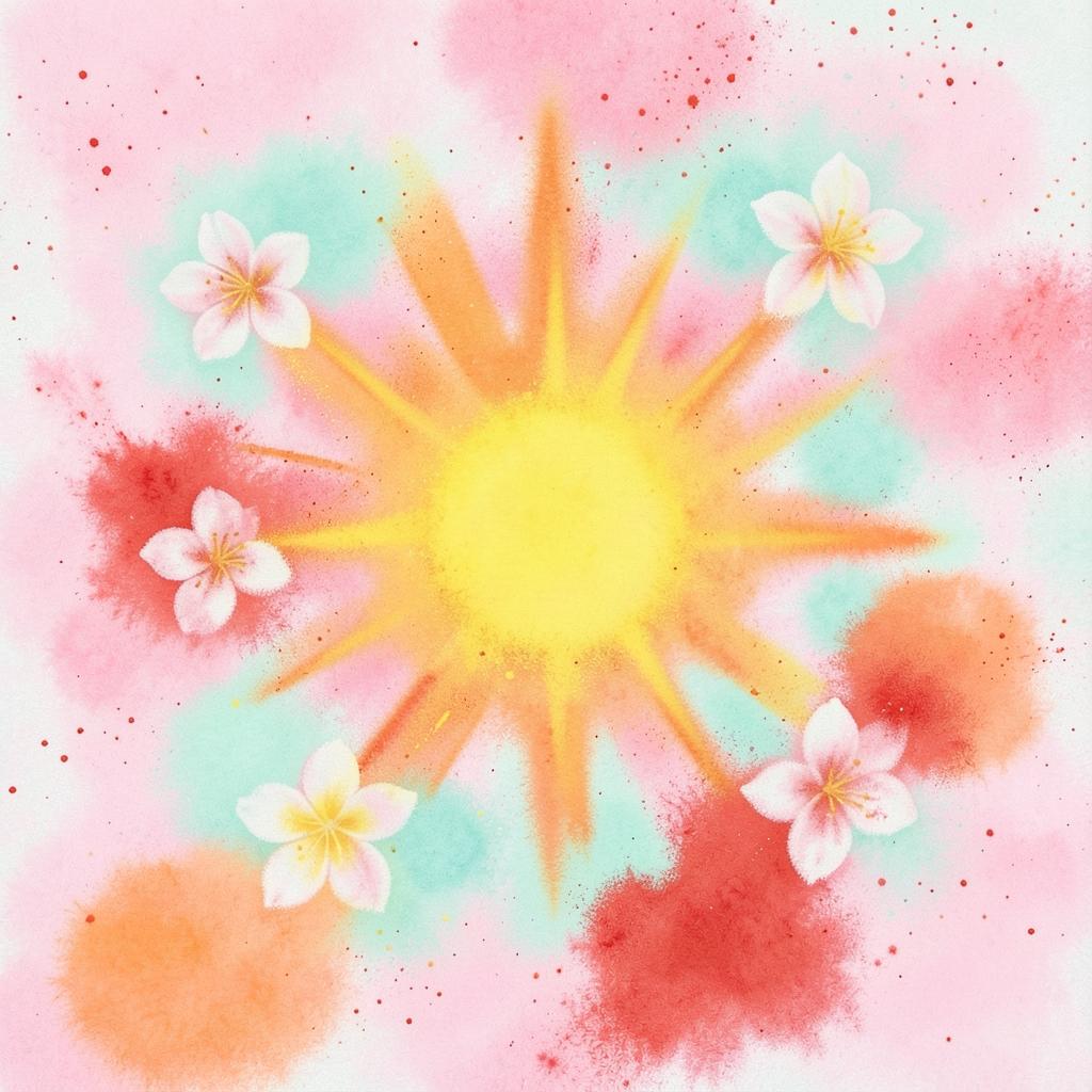 "Jasmine, You're My Sunshine Girl" artwork