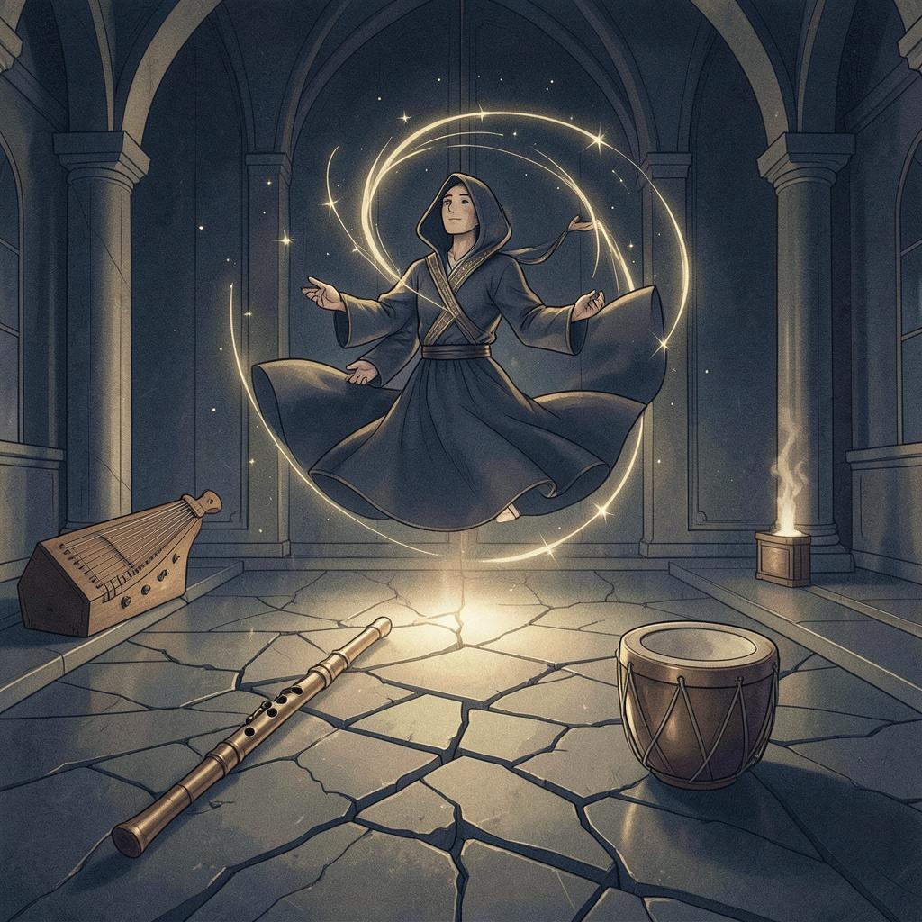 Yine zevrak-ı derûnum kırılıp kenâre düştü artwork