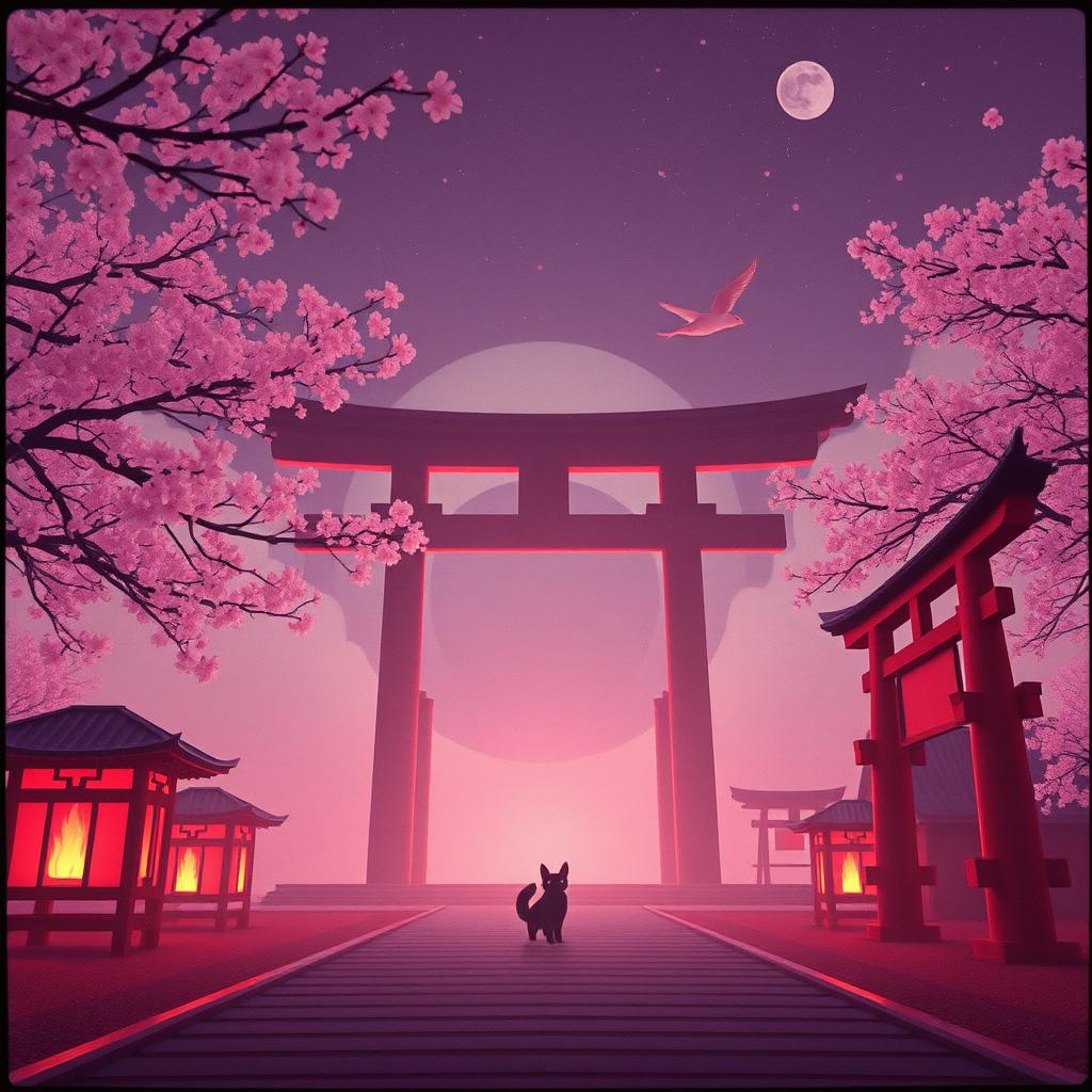 Shadow of Thousand Cherry Blossoms artwork