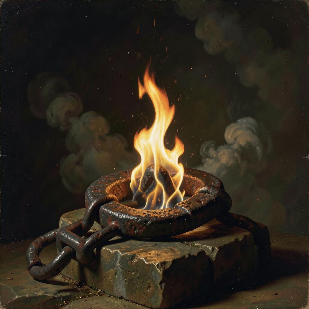 Freedom, Alive flame artwork