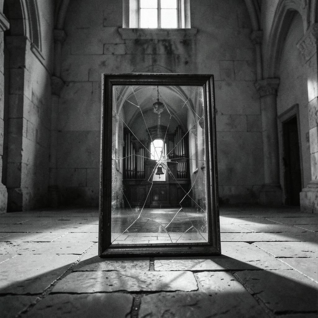 Le trône est dans le miroir artwork