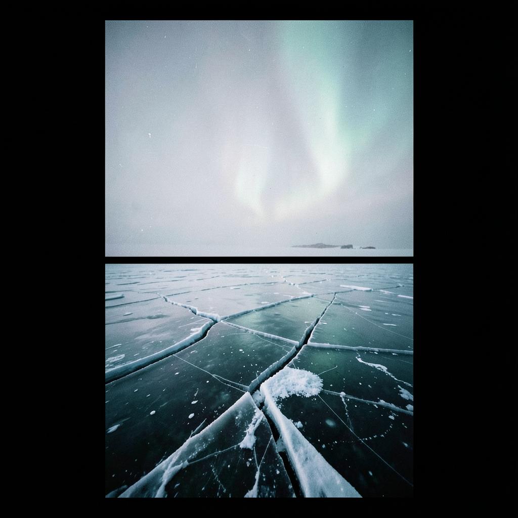 Aurora Over Sea Ice artwork